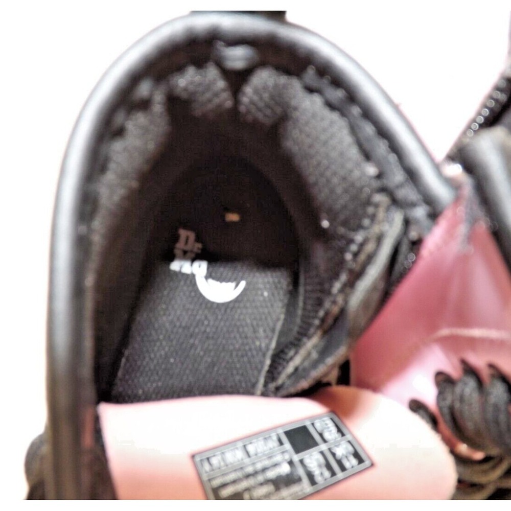 Dr. Martens  1460 J - Children's DOCS Shiny PINK Boots  - Child size 12 US - Picture 10 of 12